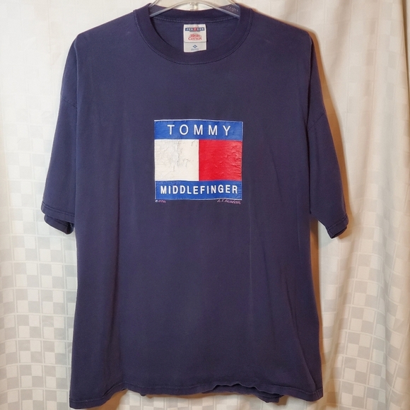 Tommy Middle Finger T Shirt
